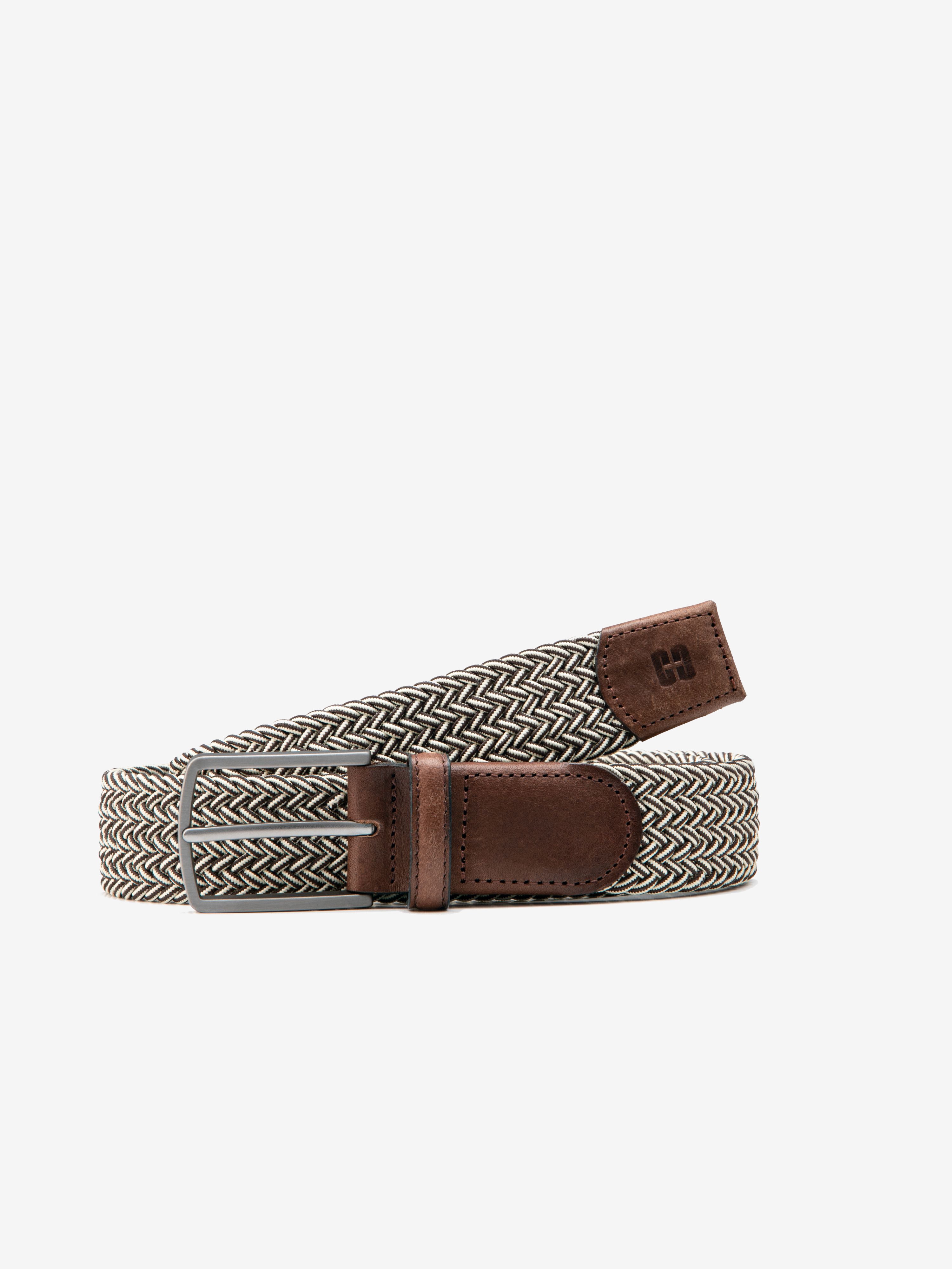 GUERTEL73 - beige/braun/blau