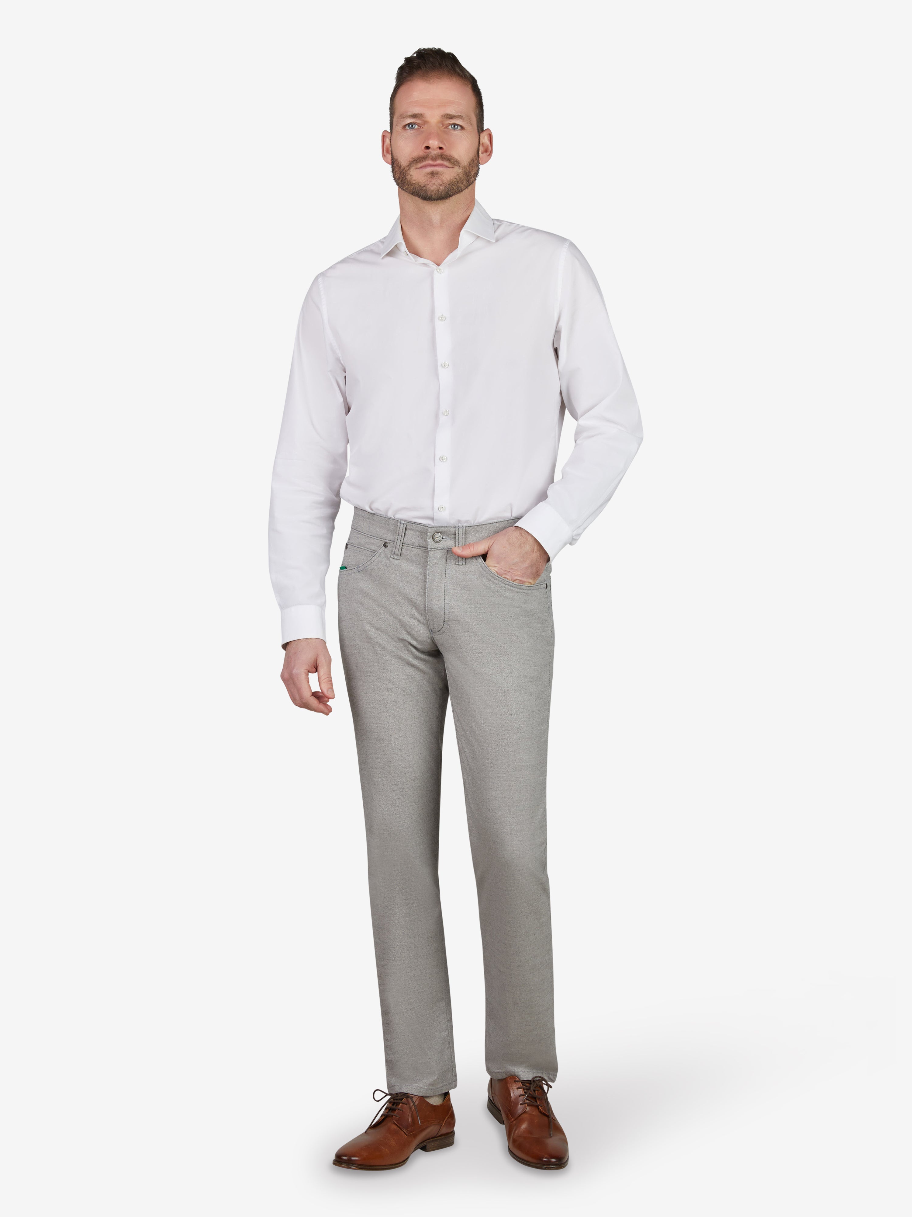 HENRY 7631 - light gray melange