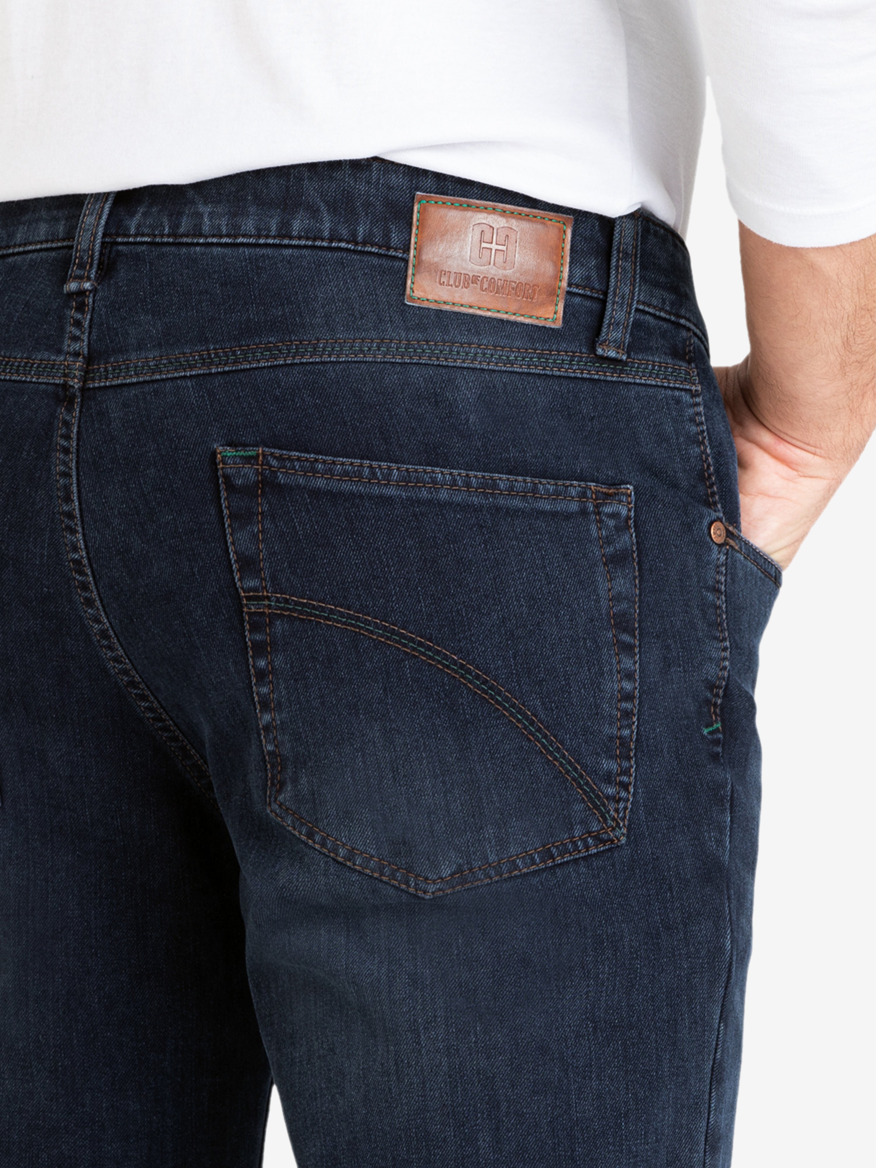 HENRY 7054 blu scuro (lavato) - Main Image